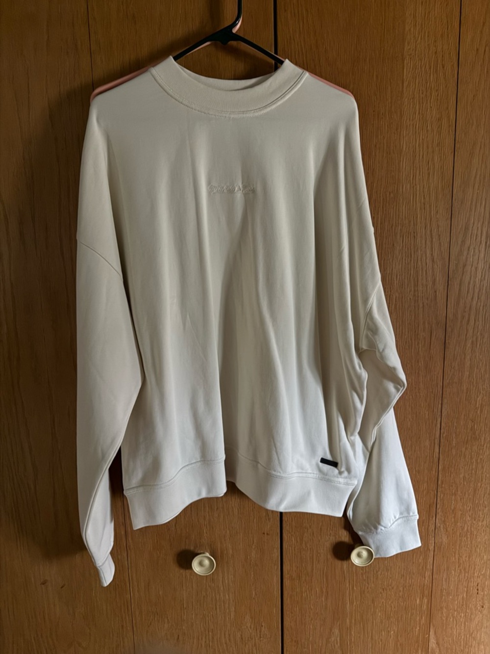 Mitchell & Ness Cream Crewneck Sweatshirt